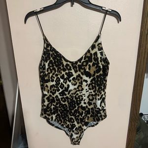 CHEETAH PRINT BODY SUIT / Size Medium